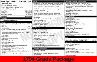 2023 Toyota Tundra 1794