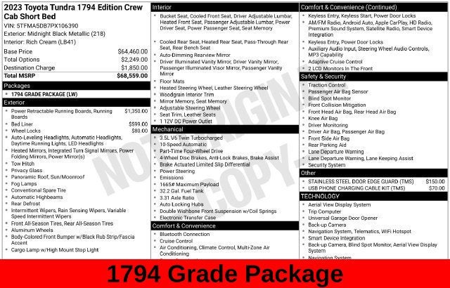 2023 Toyota Tundra 1794