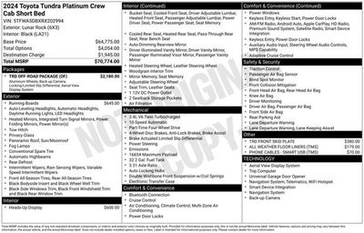 2024 Toyota Tundra Platinum