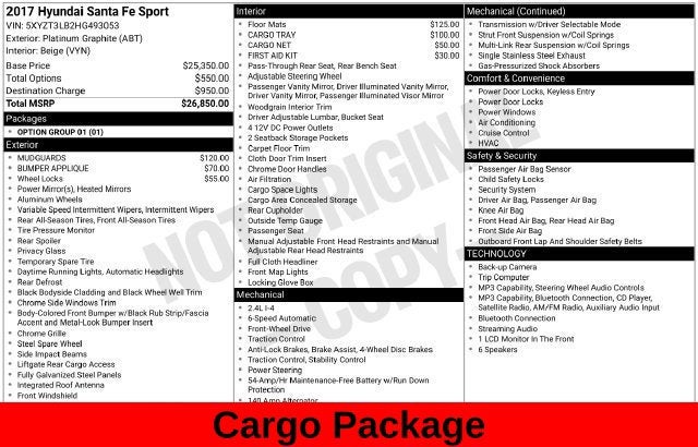 2017 Hyundai Santa Fe Sport 2.4 Base