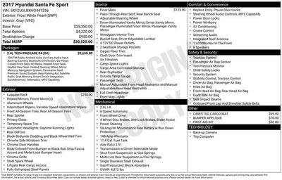 2017 Hyundai Santa Fe Sport 2.4 Base