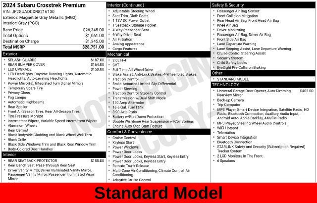 2024 Subaru Crosstrek Premium