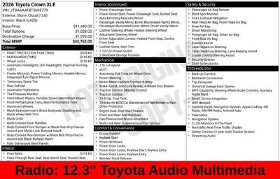 2026 Toyota Crown XLE