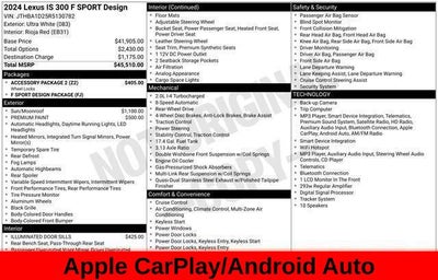 2024 Lexus IS 300