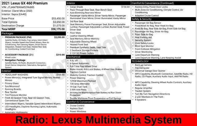 2021 Lexus GX 460