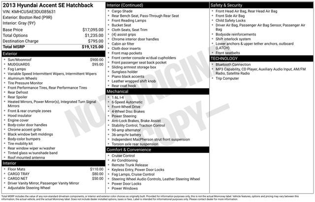 2013 Hyundai Accent SE
